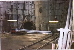 View from base of Alexandra Park shaft to Brooklands Close
